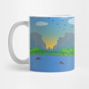 Mountain Scene Mug